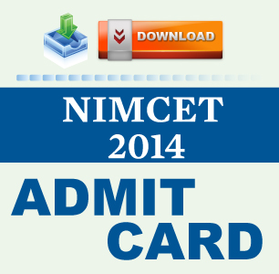 NIMCET 2014 Admit Card