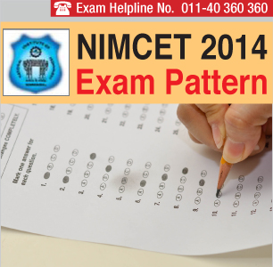 NIMCET 2014 Exam Pattern