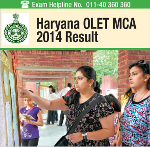 Haryana OLET MCA 2014 Result