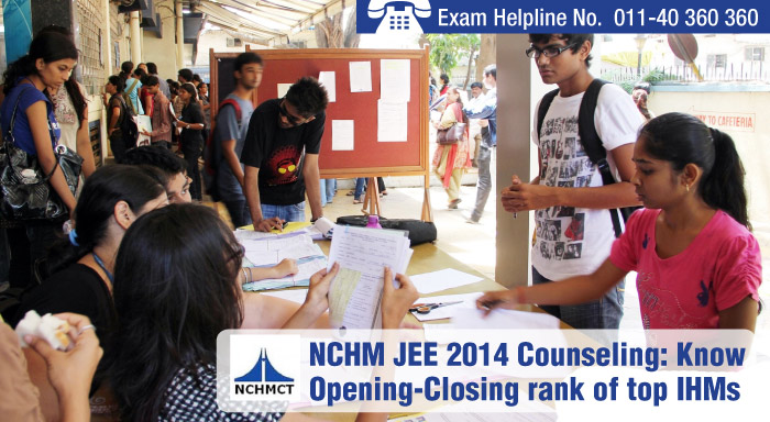 NCHM JEE 2014 Counselling: Know Top 5 IHMs and Counselling Details