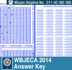 WB JECA MCA 2014 Answer Key