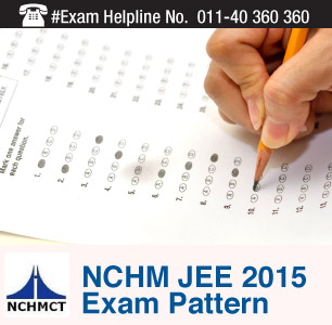 NCHM JEE 2015 Exam Pattern