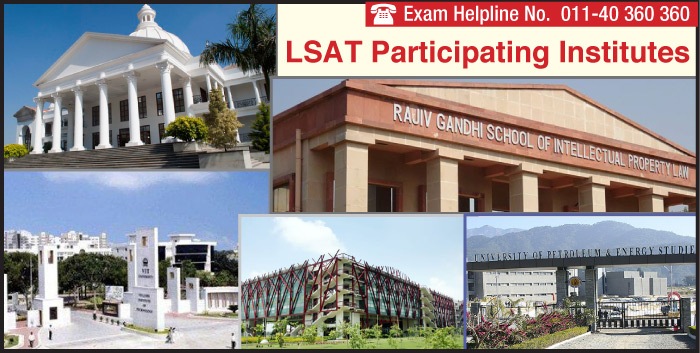 LSAT-India 2015 Participating Institutes