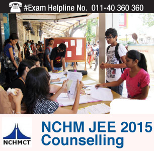NCHM JEE 2015 Counselling