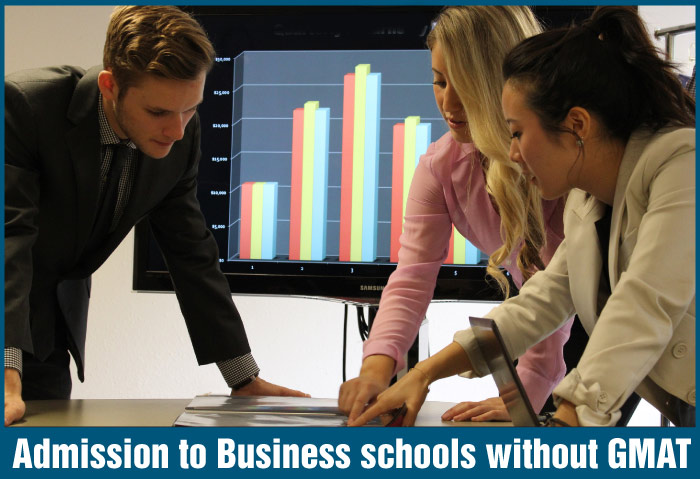MBA without GMAT in top Business Schools