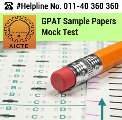 GPAT 2016 Sample papers - Download here