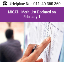 MICA declares final merit list for MICAT-I takers on February 1; 42 candidates get admission offers