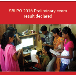 SBI PO 2016 Preliminary exam result declared on July 17
