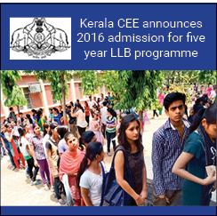 Kerala CEE announces KLEE 2016 for 5-year LLB admissions; exam on August 21