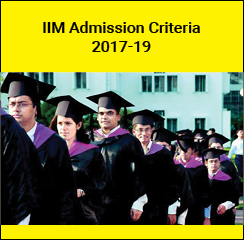 IIM Admission Criteria 2017-19