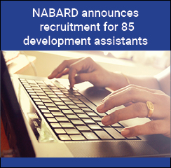 NABARD announces recruitment for 85 development assistants