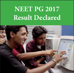NEET PG Result 2017 declared on January 13