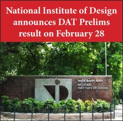 National Institute of Design announces DAT Prelims result on February 28