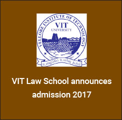 VIT Law School announces admissions 2017