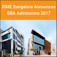 ISME Bangalore Announces BBA Admissions 2017