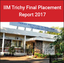 IIM Trichy Final Placements 2017: Consulting and Analytics highest recruiting sector