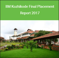 IIM Kozhikode Final Placement Report 2017: Finance domain makes 26 per cent offers