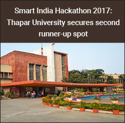 Smart India Hackathon 2017: Thapar University secures second runner-up spot