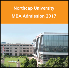 Northcap University announces MBA admission 2017