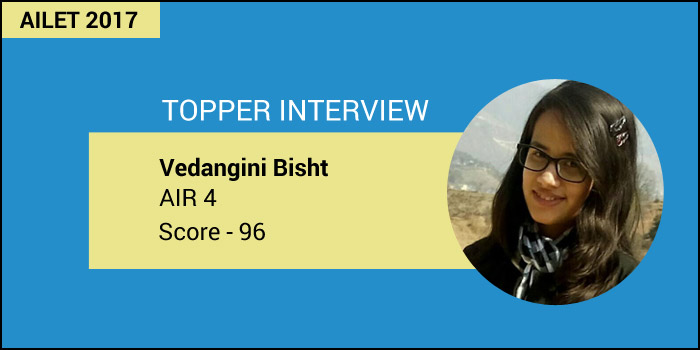 AILET Topper Interview: Begin preparations early and plan strategically, says Vedangini Bisht, AIR 4