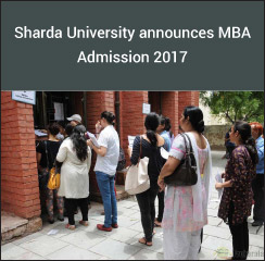 Sharda University announces MBA Admission 2017