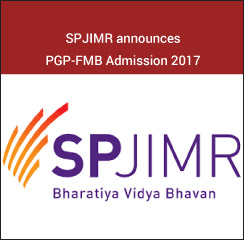 SPJIMR announces PGP-FMB Admission 2017