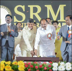 SRM Amaravati campus inaugurated by Andhra Pradesh Chief Minister