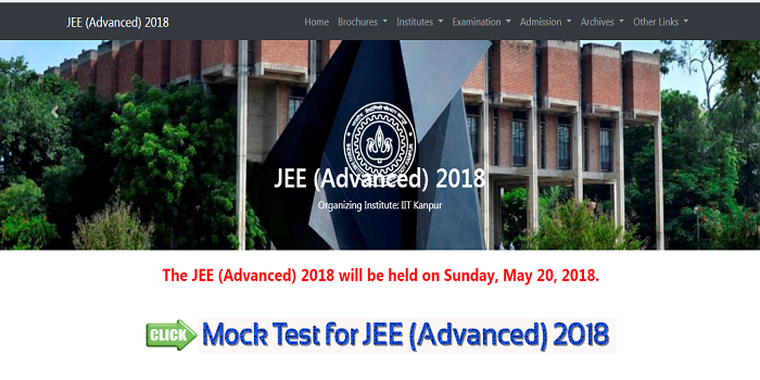 JEE Advanced 2018 Mock Test Available Now