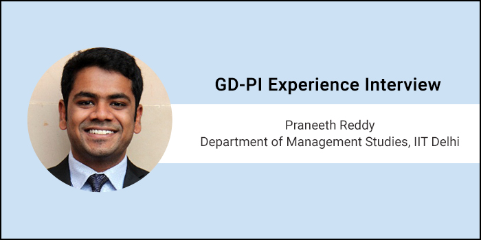How to crack GD-PI: Prepare a structure for the GD topic mentally and put in all the points, says Praneeth Reddy of DMS, IIT Delhi