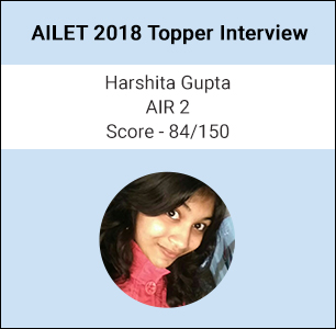 AILET 2018 Topper Interview: Take mock tests regularly to devise exam taking strategy, says Harshita Gupta, AIR 2