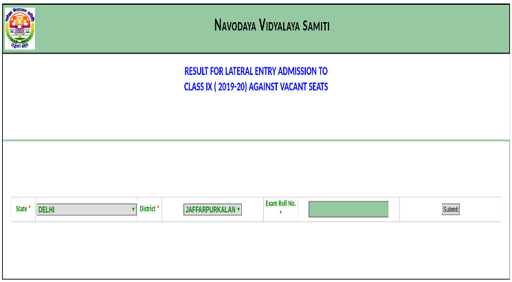 Jnvst Class 9 Result 2019 Released Check Here Steps To