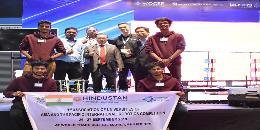 Hindustan Institute of Technology and Science students receive award at International VEX Robotic Competition