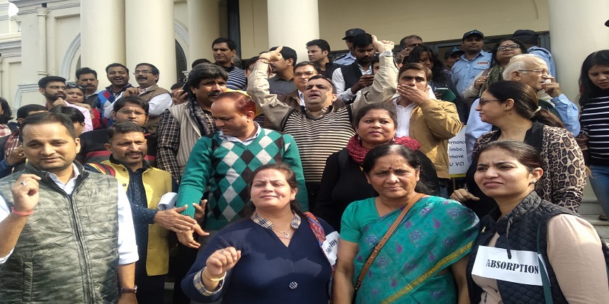 DU teachers go on ‘indefinite strike’, boycott exam duty