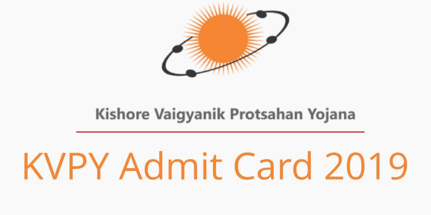 KVPY Admit Card 2019, Hall Ticket
