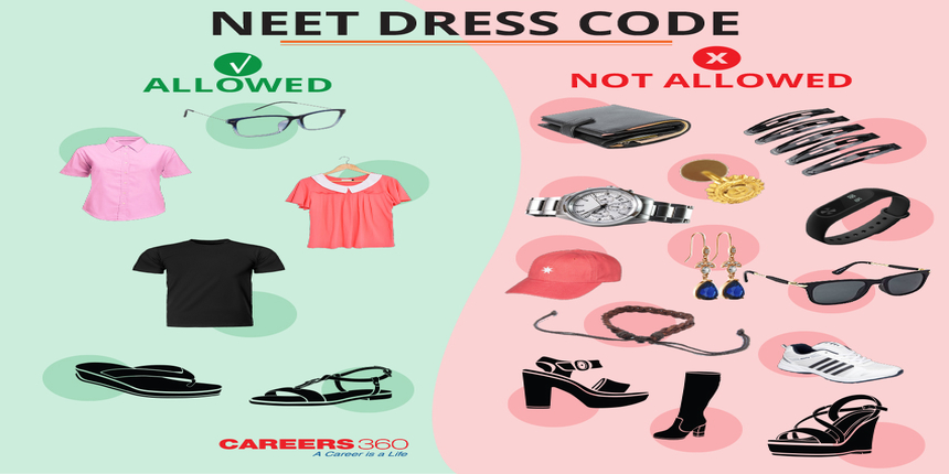 नीट ड्रेस कोड 2019 (NEET dress code 2019)