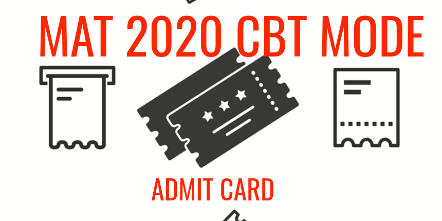 MAT 2020 CBT Mode Admit Card to release on January 28