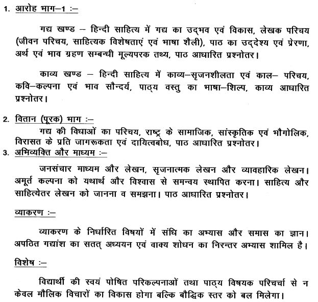 Hbse 11th Syllabus 2020 21 Download Pdf
