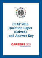 CLAT 2016 Question Paper & Answer Key