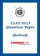 CLAT Sample Paper and Answer Key (Official) 2017