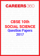 CBSE 10th Social Science Question Papers 2017