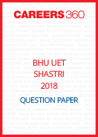 BHU UET 2018 Shastri Question Paper
