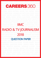 IIMC Relation and TV Journalism Question Paper 2018