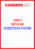 CDS I GK Question Paper 2019