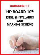 HP Board 10th English Syllabus & Marking Scheme 2020