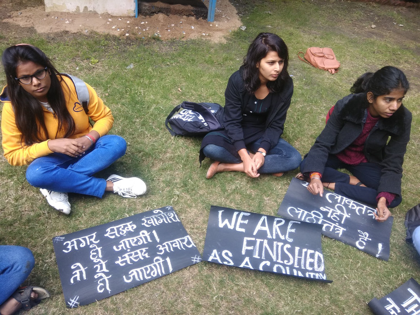 makhanlal-chaturvedi-university-bhopal-CAA-protest-AMU-JNU-Twitter-Garvit-Garg