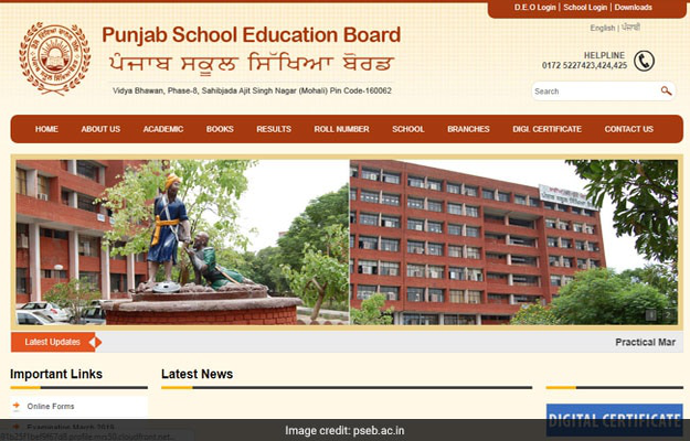 PSEB 12th Result 2019 Released On Website PSEB 12th Result 2019 Released On Website