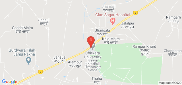 Chitkara School of Mass Communication, National Highway 44, 64, Tehsil, Rajpura, Punjab, India