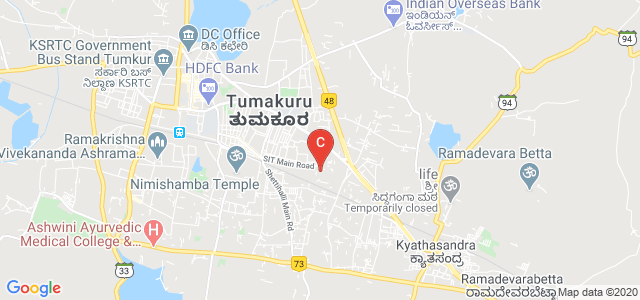 Siddaganga Institute Of Technology, Tumakuru, Bengaluru - Honnavar Road, Chandana Complex, Tumakuru, Karnataka, India