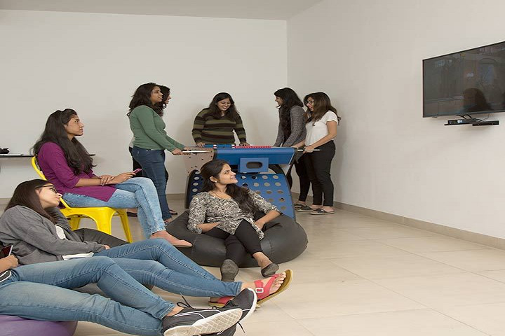 Bennett University, Greater Noida TV Room at Girls Hostel Bennett University Greater Noida