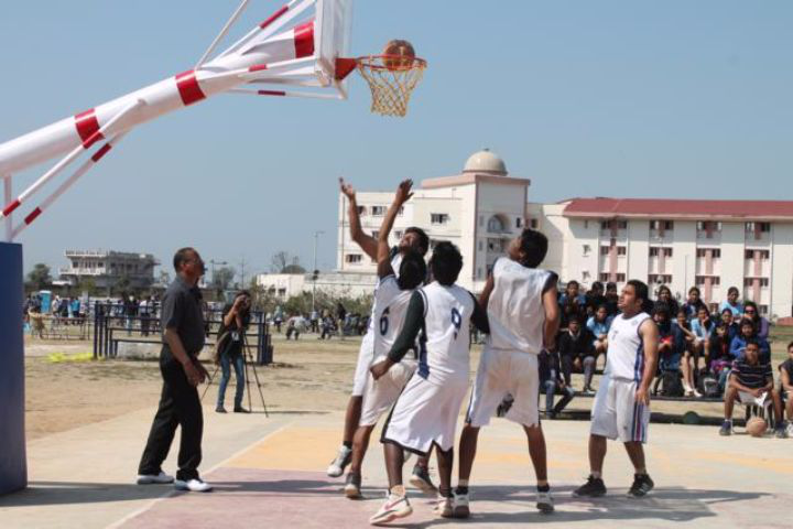 Doon University, Dehradun Basketball court at Doon University, Dehradun